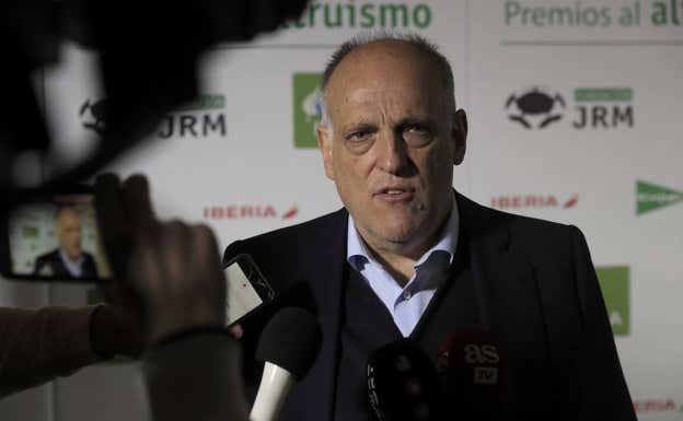 Javier Tebas acudió a la VIII Gala del Altruismo. EFE