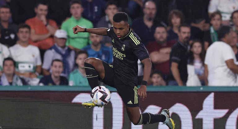 Rodrygo, contra el Elche.