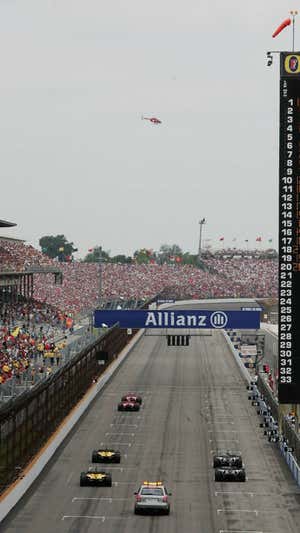 Parrilla de salida del GP de EE UU 2005 de F1.  Getty Images