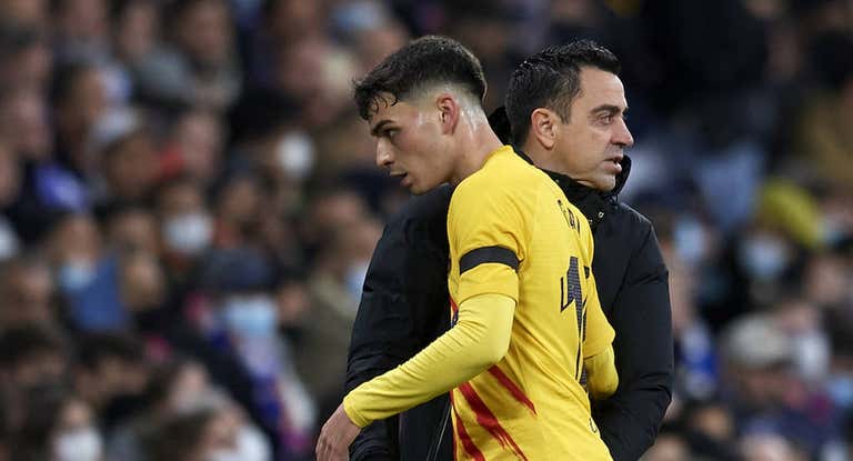 Pedri y Xavi, en una imagen de archivo.