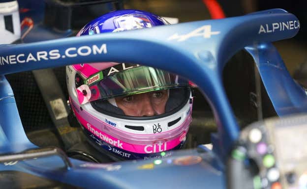 Fernando Alonso, en el GP de EE UU de F1.  Getty Images