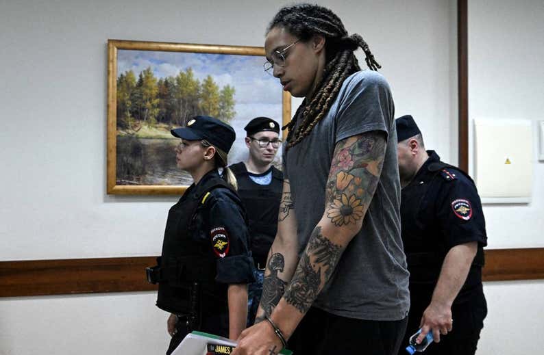 La justicia rusa confirma la condena de nueve años de prisión a Brittney Griner