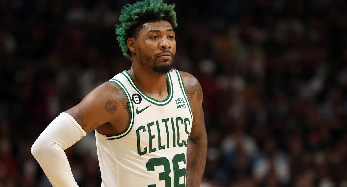 Marcus Smart en un partido de los Boston Celtics esta temporada.