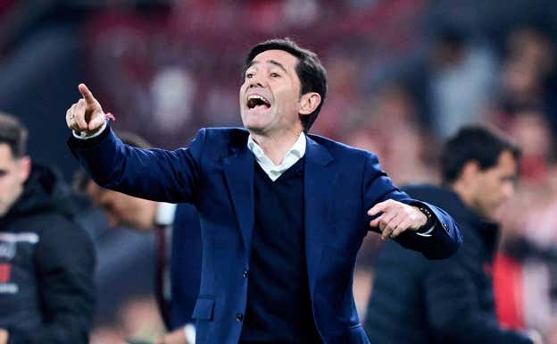 Marcelino, en su última etapa como entrenador. GETTY