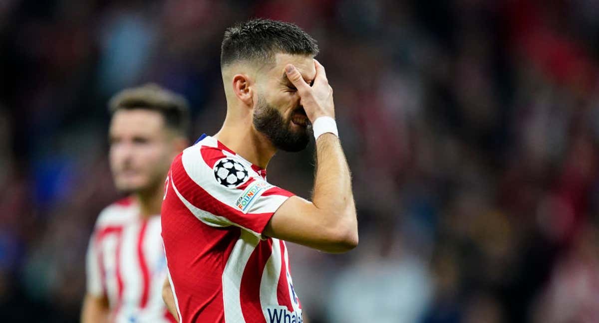 Carrasco falló un penalti en el descuento./Getty Images