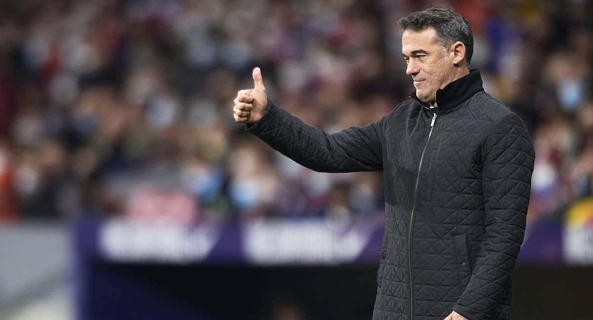 Luis García Plaza, entrenador del Deportivo Alavés. /GETTY