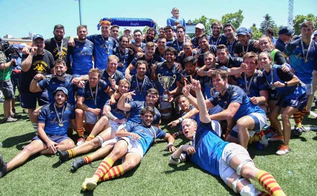 UE Santboiana campeón de Liga.  Foto Irina Rene / FERUGBY