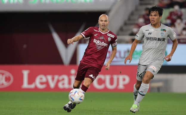 Iniesta está jugando en el Vissel Kobe. GETTY