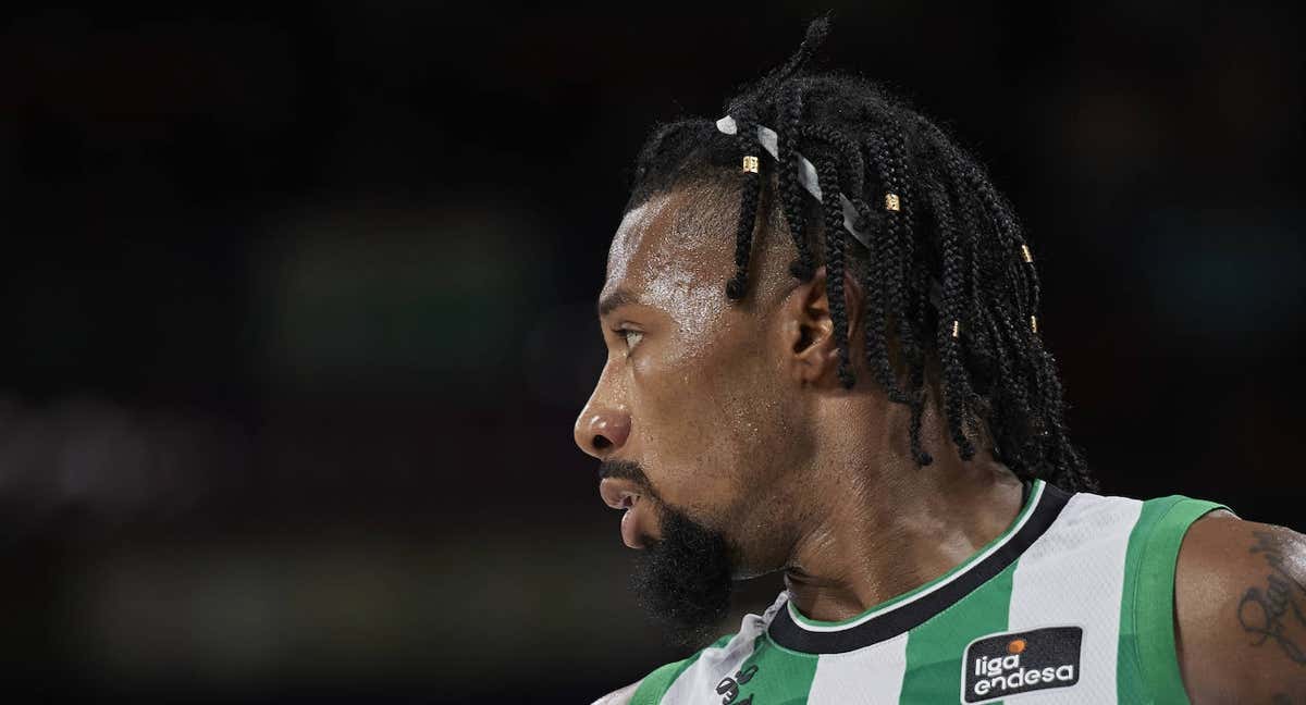 Shannon Evans durante un partido con el Betis esta temporada./ACB MEDIA