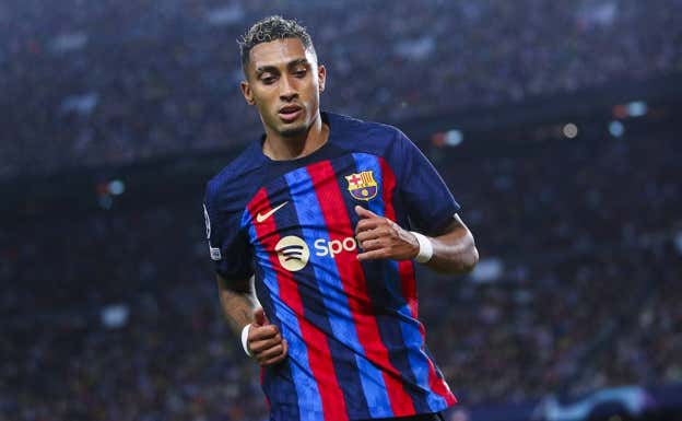 Raphinha no lo está teniendo fácil en su primera temporada en el Barça.  GETTY