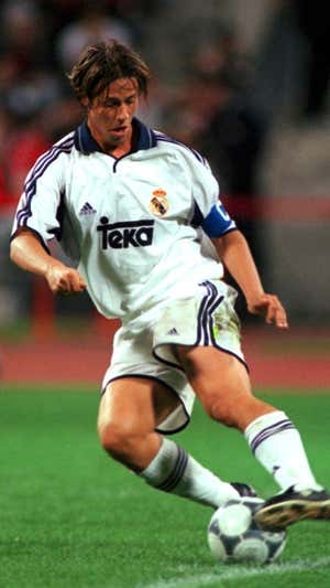 Guti, durante su etapa con el Real Madrid.  Getty Images