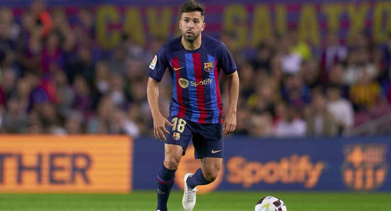 Jordi Alba, de menos a más esta temporada.