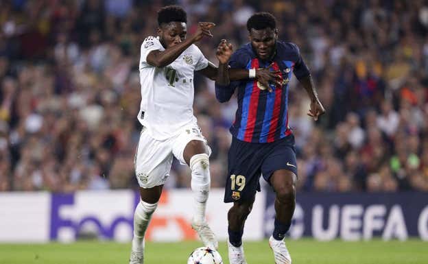 Kessié fue titular ante el Bayern. GETTY
