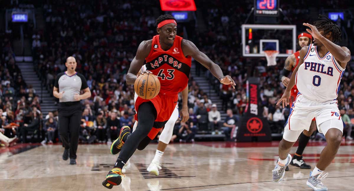 Pascal Siakam, en un partido reciente. /GETTY