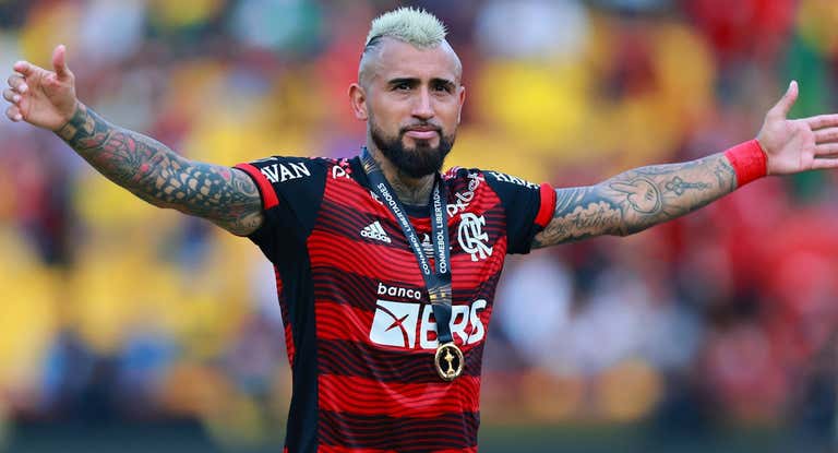 Arturo Vidal, tras el triunfo de Flamengo en la final de la Copa Libertadores.