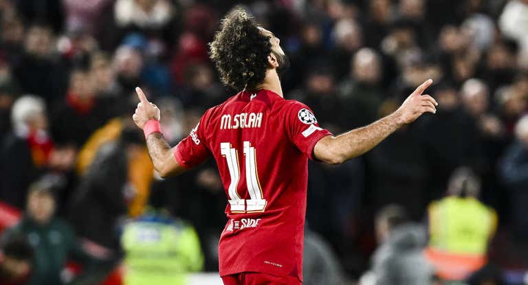 Mohamed Salah, goleador del Liverpool.