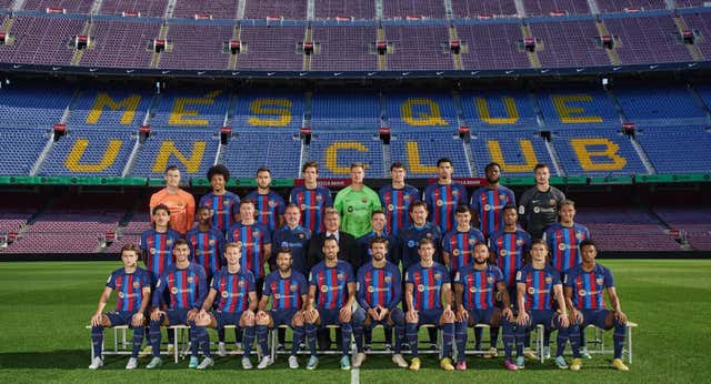 La última foto de equipo de Piqué con el Barcelona