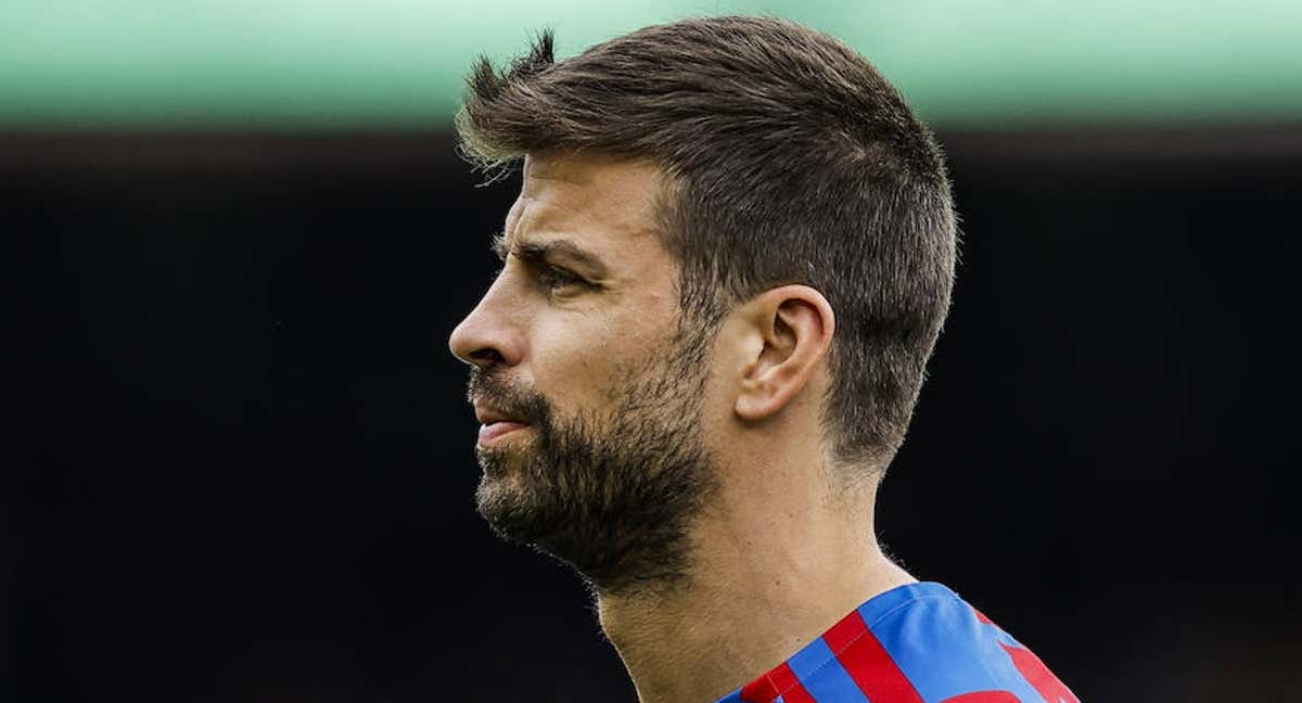 Gerard Piqué en el Camp Nou./Getty