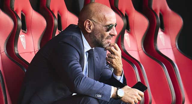 Monchi reaparece para la arenga del derbi