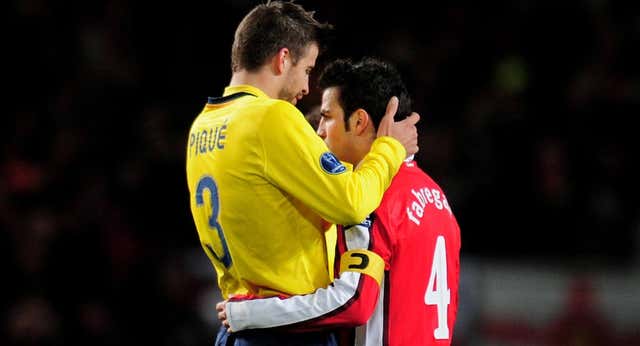 Cesc, a Piqué: «Gracias por acompañarme en este viaje…»