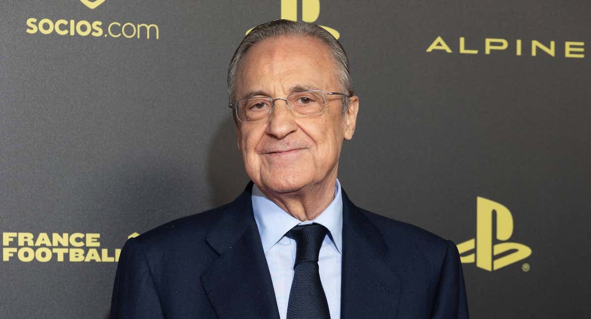 Florentino Pérez, en la gala del Balón de Oro.