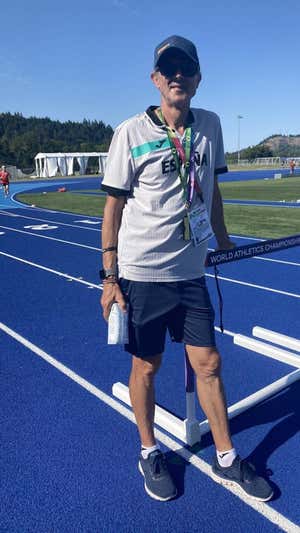 Antonio Serrano, en el Mundial de Oregón en 2022.  RELEVO