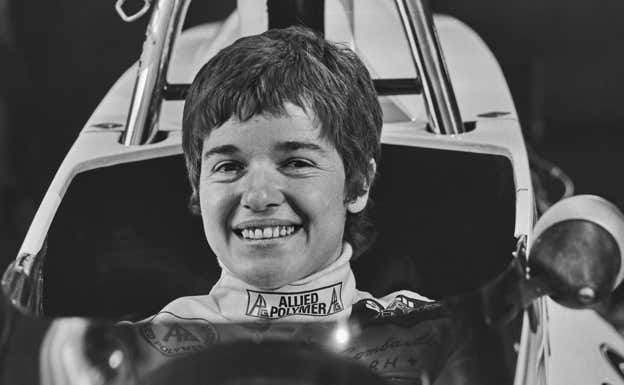 Lella Lombardi, en una foto de archivo de 1974.  Getty Images