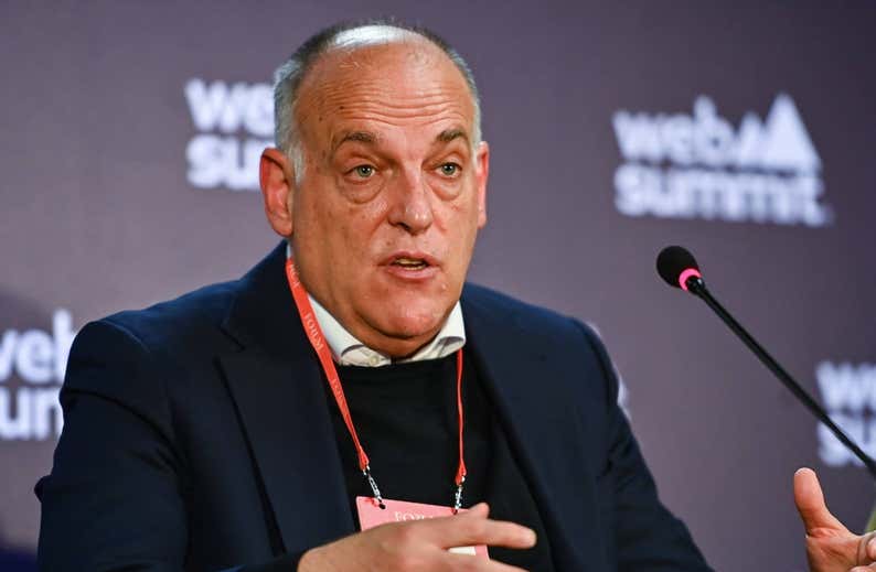 Tebas: “Florentino quiere matar las ligas”