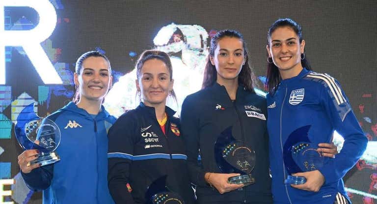 Lucía Martín-Portugués, oro en la prueba de la Copa del Mundo en Argelia.