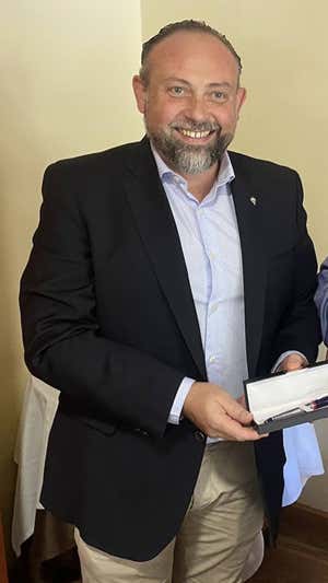 Toni Justicia es el actual presidente del C.D. Alcoyano