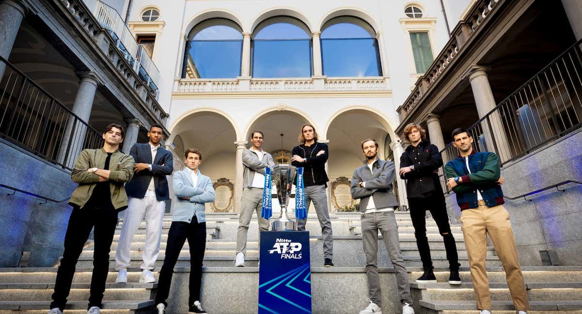 Los ocho clasificados a las ATP Finals de Turín.