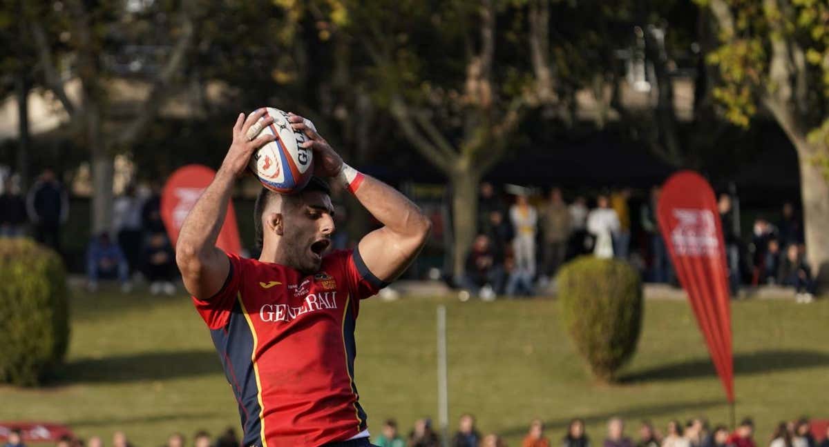 Facundo Domínguez, durante el partido. /WALTER DEGIROLMO