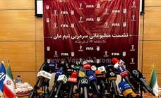 Plantón de Queiroz a los periodistas iraníes antes de dar la lista