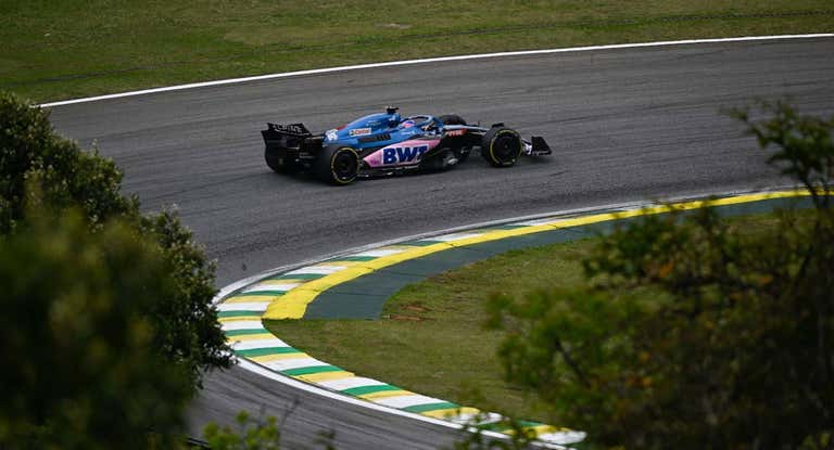 Fernando Alonso, en el GP de Brasil 2022 de F1.