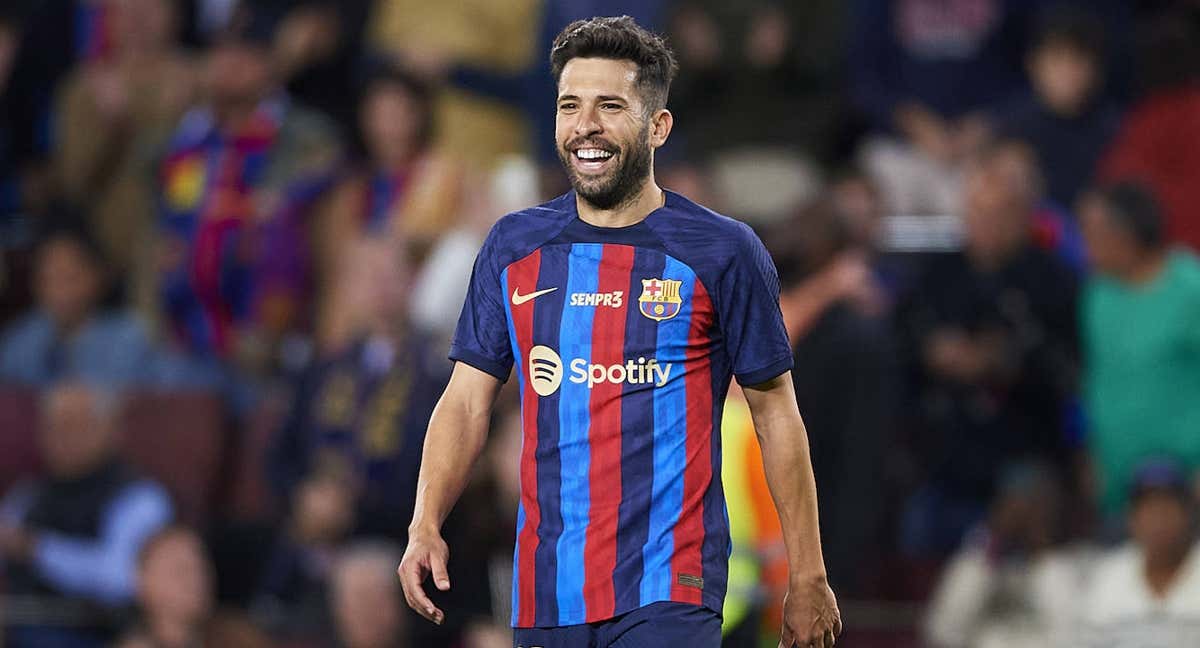 Jordi Alba, en acción durante esta temporada. /GETTY