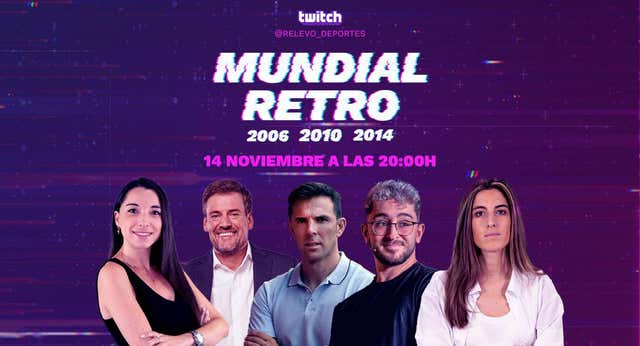 Carlos Marchena y Ricardo Sierra, invitados del primer directo en Twitch de «Mundial Retro»