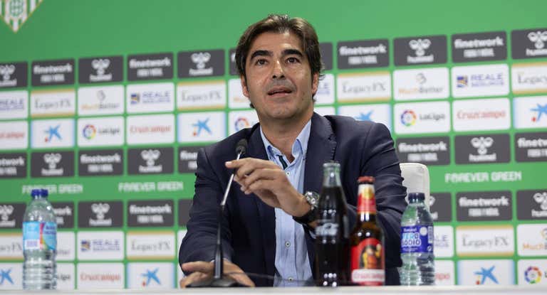 El presidente del Betis, Ángel Haro.