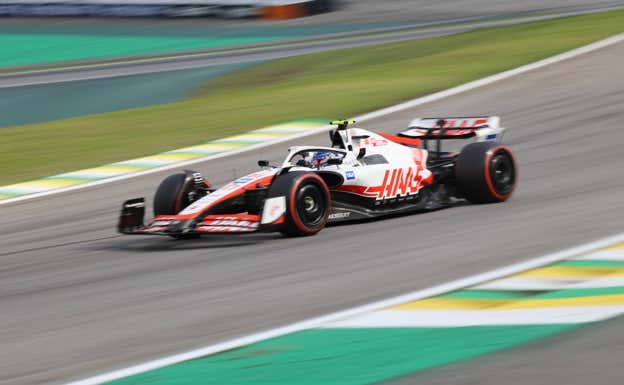 Mick Schumacher al volante del Haas. GETTY IMAGES