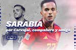 Sarabia, según Carvajal: «Nunca olvidaré su cara cuando le dije que iba a ser papá… ni las bromas con el neceser»