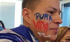 Así viví el España - Costa Rica con la comunidad tica