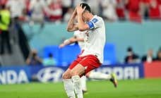 Lewandowski se queda seco en los mundiales