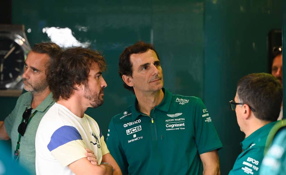 Pedro de la Rosa y Fernando Alonso reviven en Aston Martin un recuerdo de hace 20 años