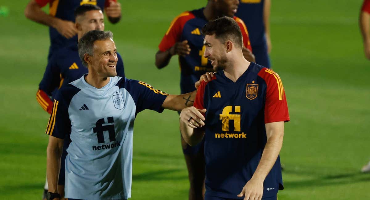 España, en un entrenamiento.