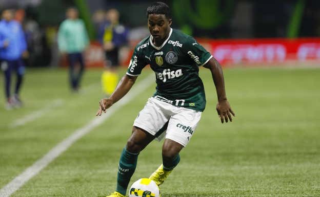 Endrick, con Palmeiras.  GETTY