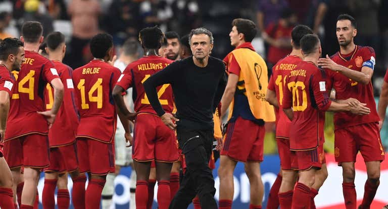 Luis Enrique, tras el empate ante Alemania en el segundo partido del Mundial.