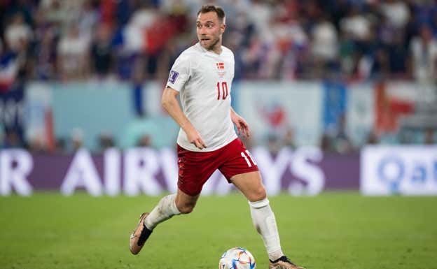 Eriksen es capitán general en Dinamarca.  GETTY