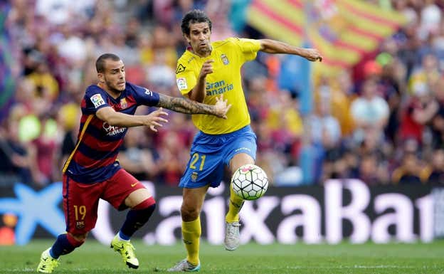 El Flaco, durante su última etapa en Las Palmas.  GETTY