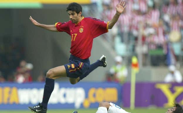 Valerón, en el Mundial 2002.  GETTY