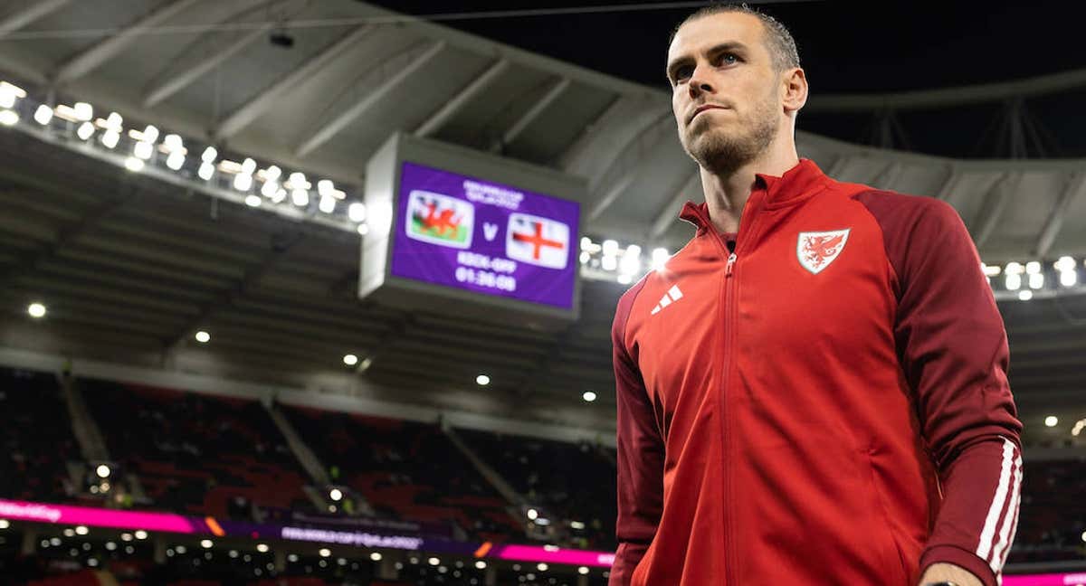 Gareth Bale, en la previa del partido ante Inglaterra en el Mundial de Catar. /Wales