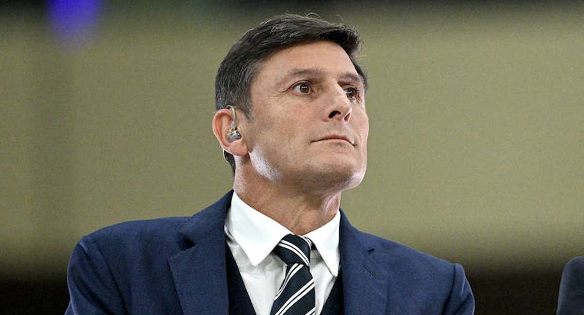 Zanetti, exjugador argentino y vicepresidente del Inter./GETTY